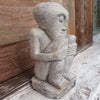 Sitting Person Stone Statue Decor - Canggu & Co