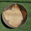 Large Natural & Black Pattern Rattan Bowl Sets - Canggu & Co