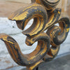 Antique Wooden Om Symbol With Stand - Canggu & Co