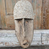 Antique Tribal Wooden Face Decor with Shell - Canggu & Co