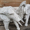 Antique Wooden Carved Elephants - Canggu & Co
