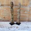 Tribal Carved Wooden Man On Stand - Canggu & Co