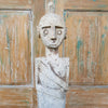 Tall Wooden Carved Antique Tribal Person - Canggu & Co