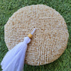 Large Round Bead & Bamboo Boxes With Tassel - Canggu & Co