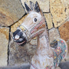 Carved Wooden Horse On Stand Statue - Canggu & Co