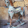 Carved Antique Wooden Rocking Horses - Canggu & Co