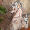 Tall Antique Carved Wooden Horse - Canggu & Co