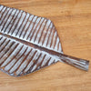 Antique Carved Wooden Leaf Plate Decor - Canggu & Co