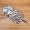 Antique Carved Wooden Leaf Plate Decor - Canggu & Co