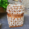 Small Bamboo Box With Shells - Canggu & Co