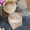 Small Bamboo Box With Shells - Canggu & Co