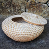 Round Natural Rattan Bowl With Lid - Canggu & Co