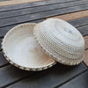 Brown Or White Rattan Bowls With Shells - Canggu & Co