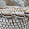 Small Rattan Boxes With Shells - Canggu & Co