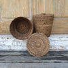 Woven Rattan Cylinder Basket With Lid - Canggu & Co