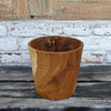 Natural Wooden Teak Pots - Canggu & Co