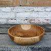 Natural Thick Wooden Teak Breakfast Bowls - Canggu & Co