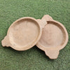 Large Natural Wooden Plates - Canggu & Co