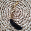 Brass Cowrie Shell Key Chain With Tassels - Canggu & Co