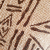 Natural Raw Cotton Cushions With Boho Motifs And Fringe