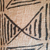 Natural Raw Cotton Cushions With Boho Motifs And Fringe