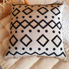 Embroided Motif Linen Cotton Cushion