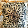 Embroided Flower Motif Soft Cotton Cushions