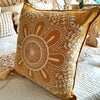 Embroided Flower Motif Soft Cotton Cushions