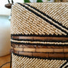 Bamboo Bag With Beaded Motif And Shells