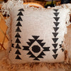 Arizona Printed Cotton Cushion With Fringe