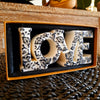 Embossed Love Shaped Natural Beeswax Candle - Canggu & Co