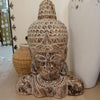 Natural Wooden Buddha Heads