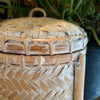 Small Round Bamboo Rice Box With Lid