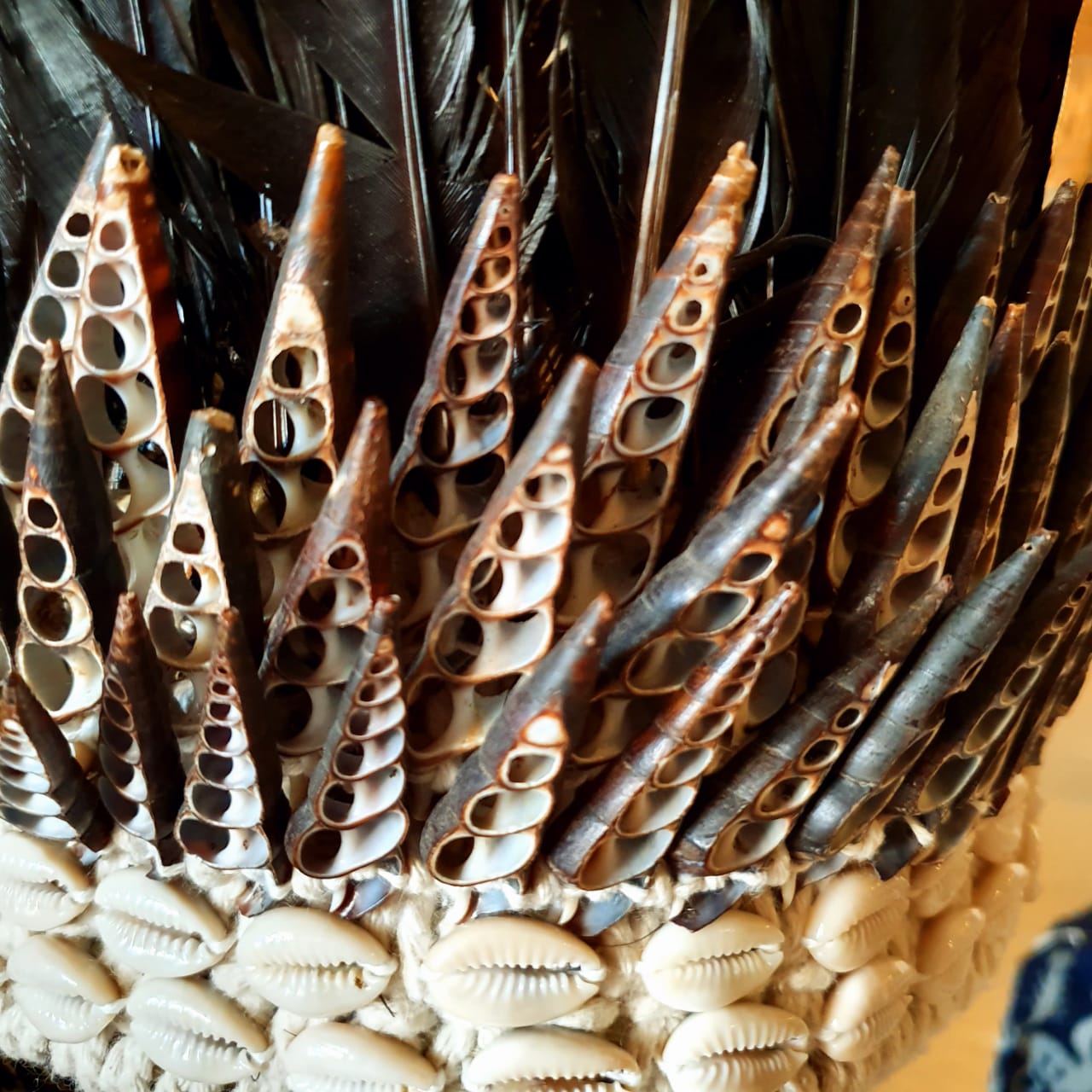 Tribal Feather & Shell Headdress With Stand – Canggu & Co