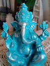 Plain & Antique Ganesha Resin Statue Decor Small