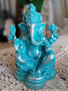 Plain & Antique Ganesha Resin Statue Decor Small