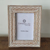 Carved Ethnic Pattern Wooden Photo Frames