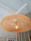 Woven Rattan Ellipse Shaped Ceiling Lamp Shades - Canggu & Co