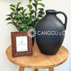 Pottery Classic Urn With Handle Black