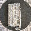 Woven Macrame Clutch With Beads & Shells - Canggu & Co