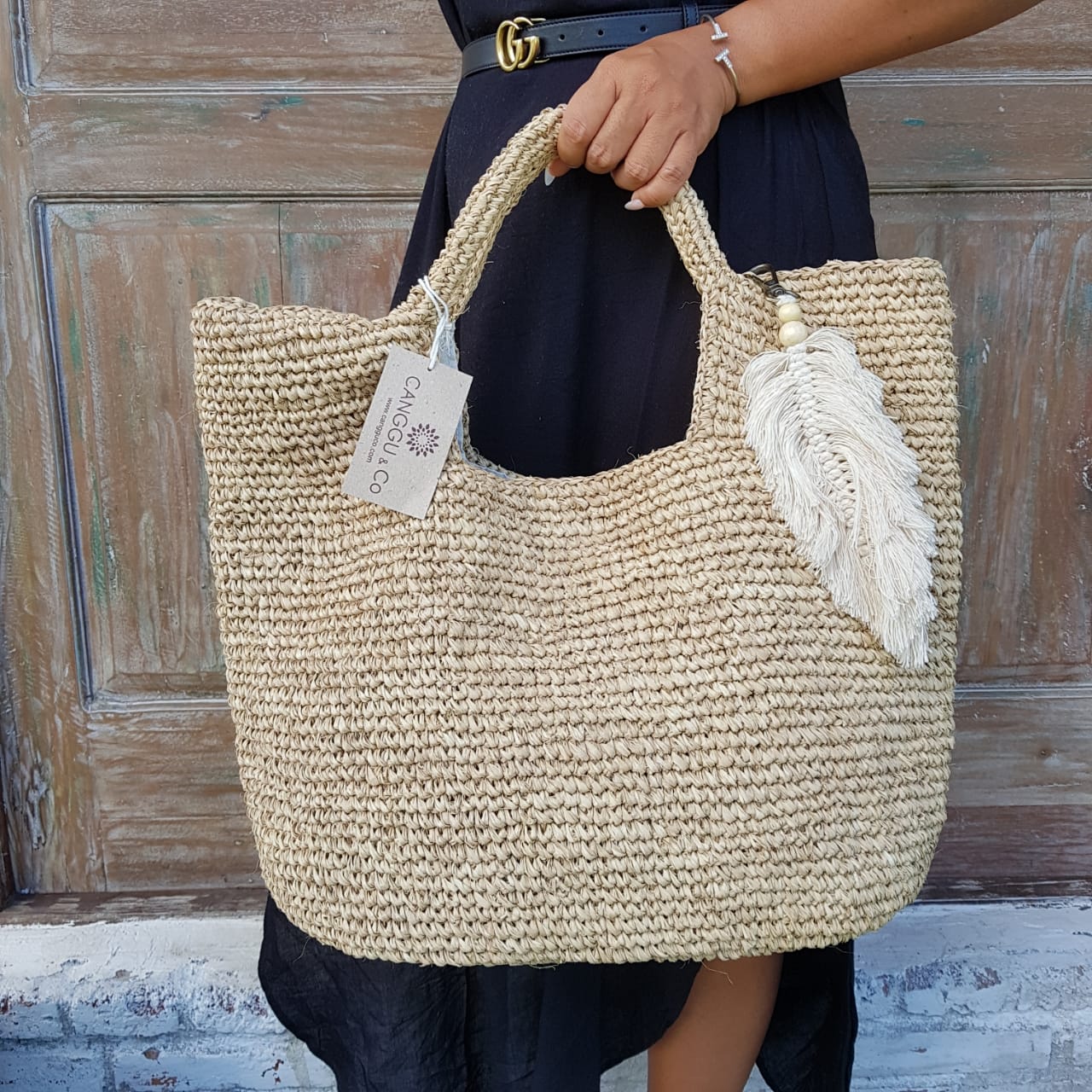 Natural Woven Straw Grass Bag – Canggu Co
