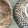 Ethnic Pattern Wooden Bowl