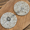 Small Natural Beaded Drink Coasters