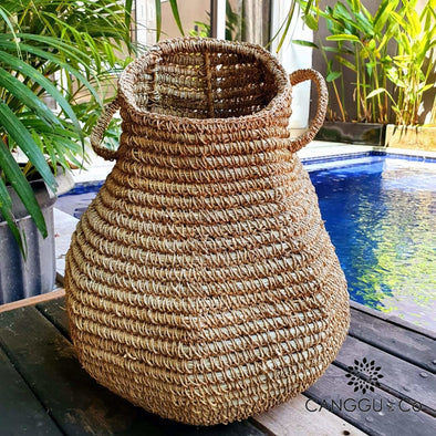 Large Natural Woven Straw Grass Baskets Basket