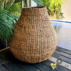 Natural Water Hyacinth Barrel Basket