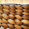 Natural Water Hyacinth Barrel Basket